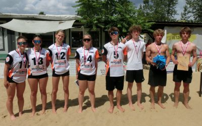 Beachvolleyballer erringen Silber beim Landesfinale