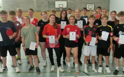 Tischtennis/Badminton Schulmeisterschaft